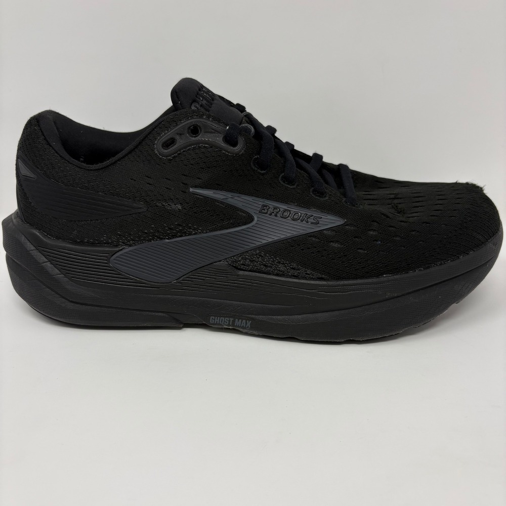 Brooks Ghost Max 3 Womens Size 9 Black Athletic Running Shoes (1204571B020)